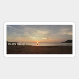 Sunset at Palangpang Beach Sticker